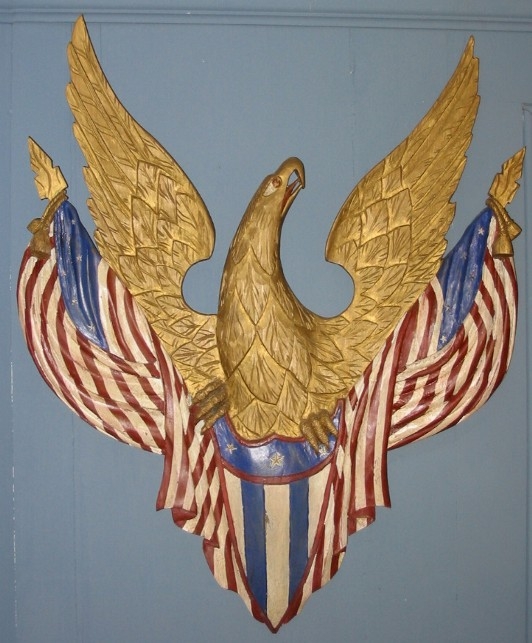 John Shortell Carved Eagle