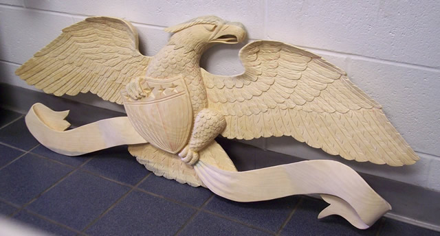 Carved Eagle John Shortell